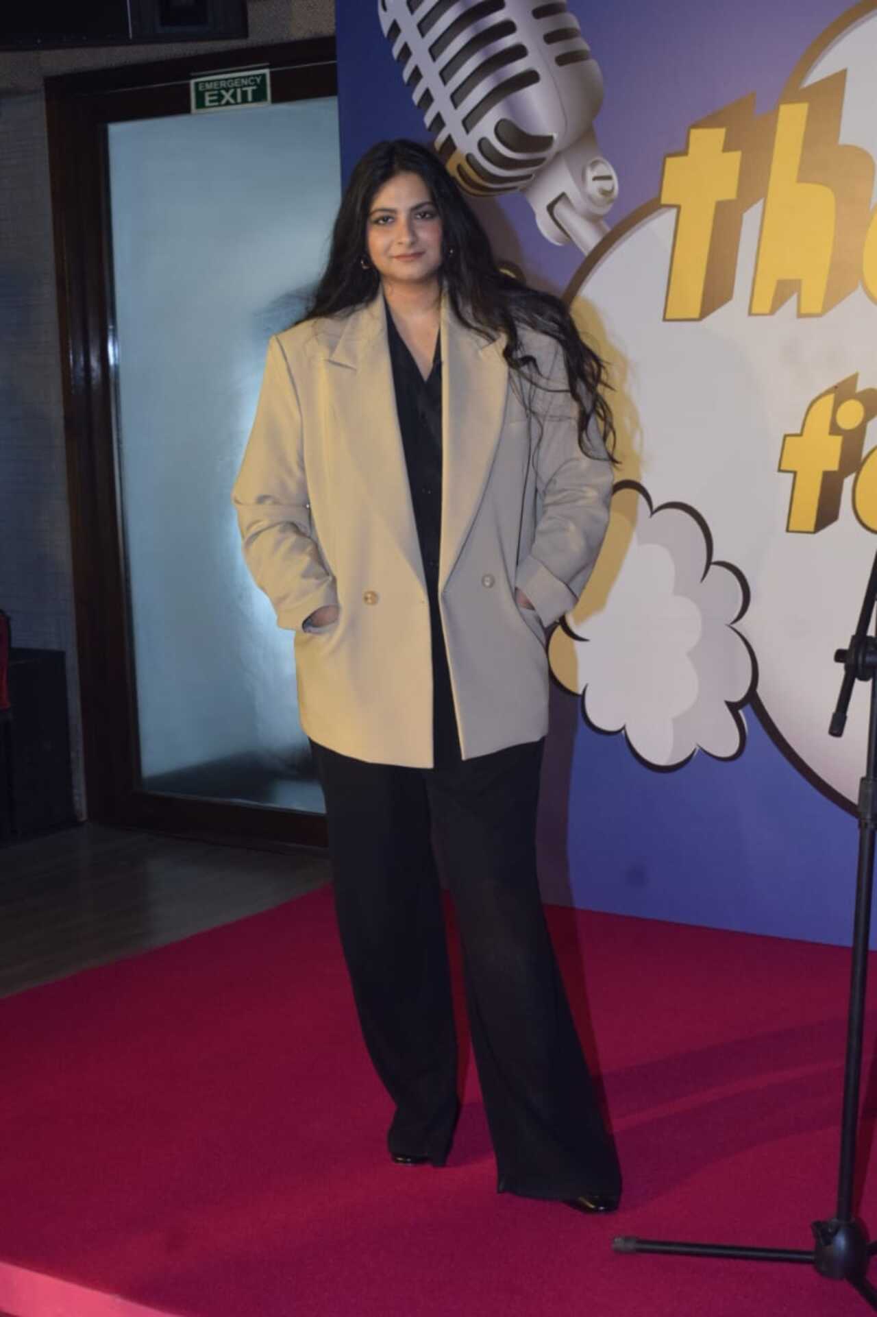 Producer Rhea Kapoor exuded boss-woman vibes at the event